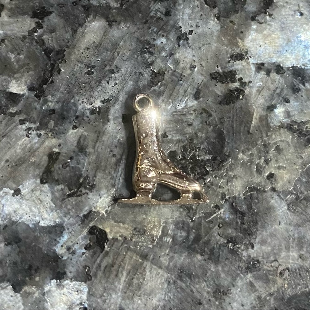 Vintage Figure Skater Charm